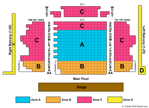 Genesee Theater Waukegan Seating Chart